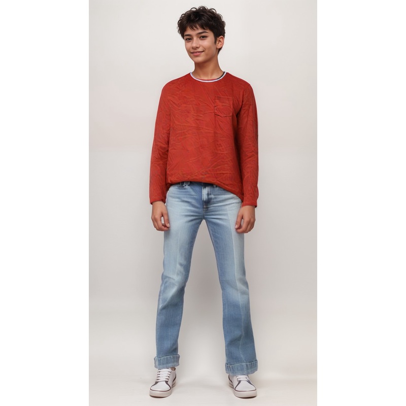S.Oliver Boy’s Red Long-Sleeve Blouse | S.Oliver in Lebanon