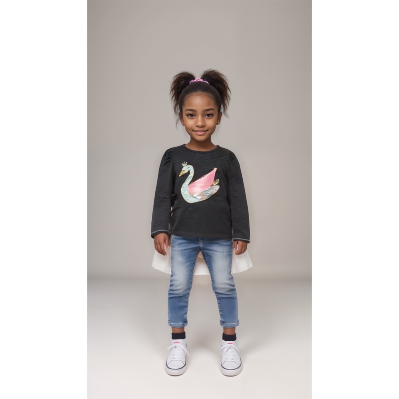 S.Oliver Girl’s Black Long-Sleeve Blouse |S.Oliver in Lebanon