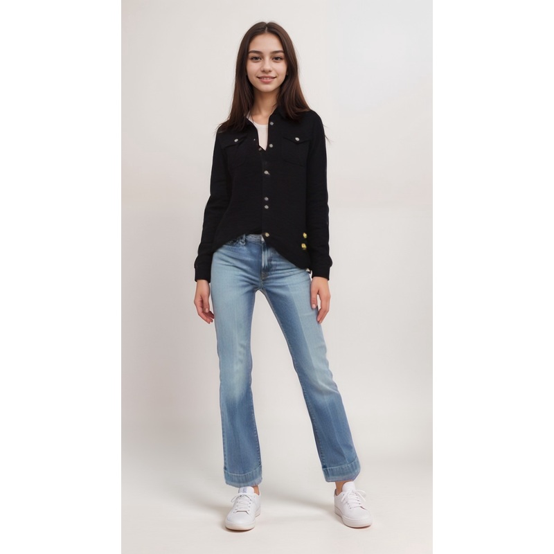 S.Oliver Girl’s Black Long-Sleeve Shirt| S.Olive in Lebanon