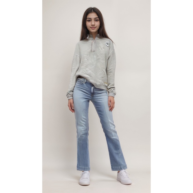 S.Oliver Girl’s Light Grey Long Sleeve Blouse  |S.Oliver In Lebanon