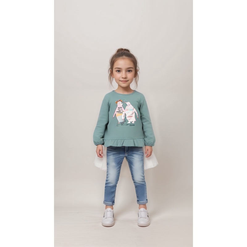 S.Oliver Girl’s Mint Green Long Sleeve Blouse  |S.Oliver In Lebanon