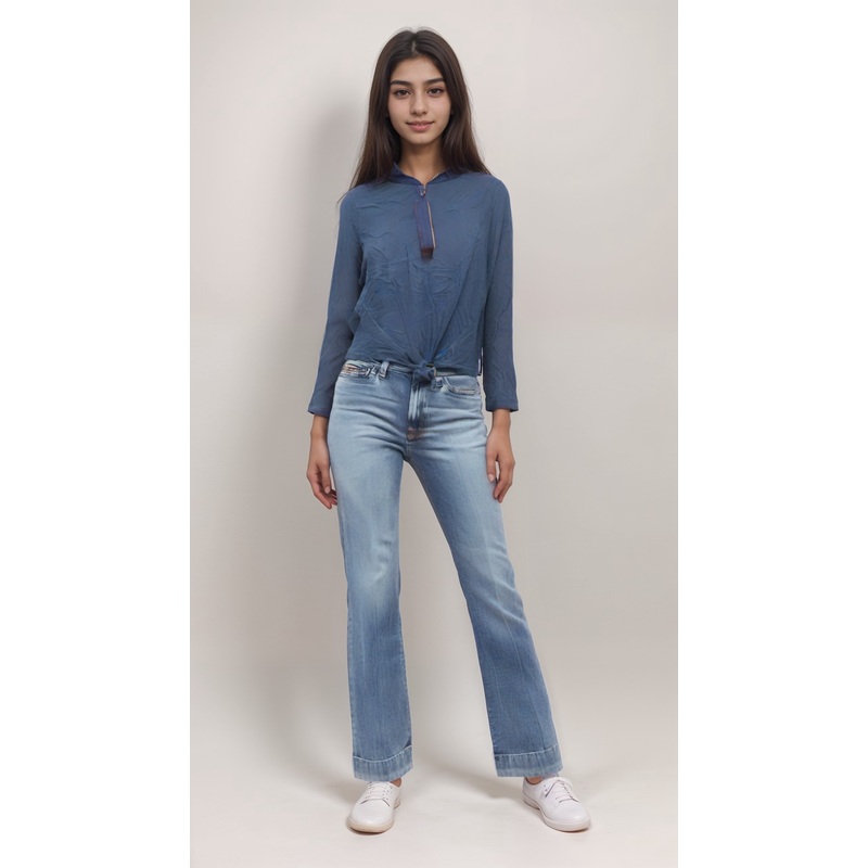 S.Oliver Girl’s Navy Long-Sleeve Wool Blouse |S.Oliver In Lebanon
