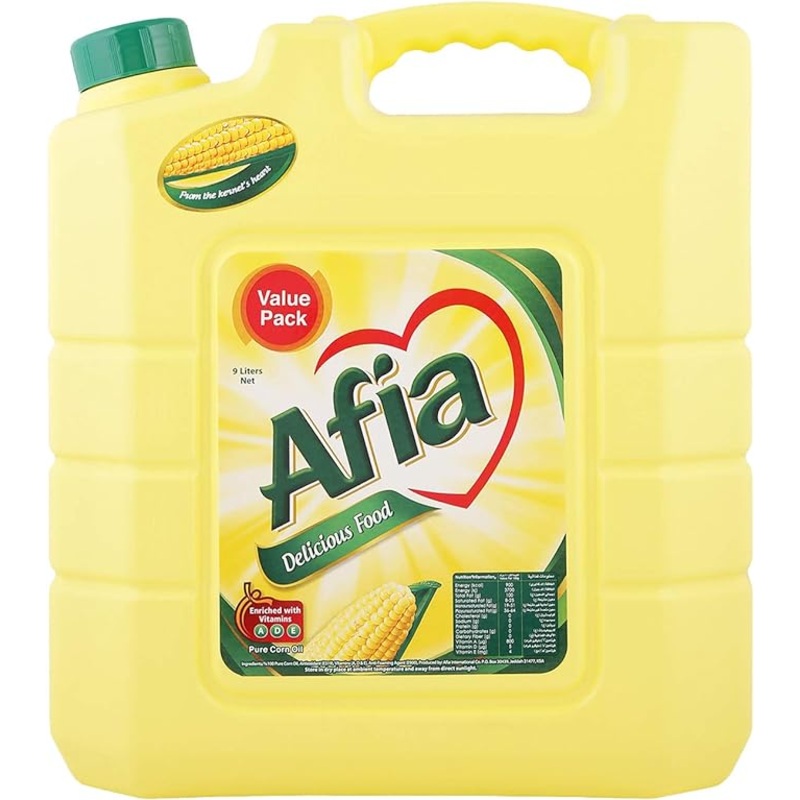 Afia Pure Corn Oil 9L | Afia  In Lebanon