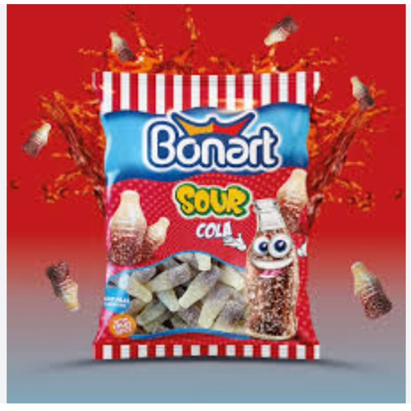Bonart Gummy Sour Cola Jelly Candy 80g | Bonart In Lebanon