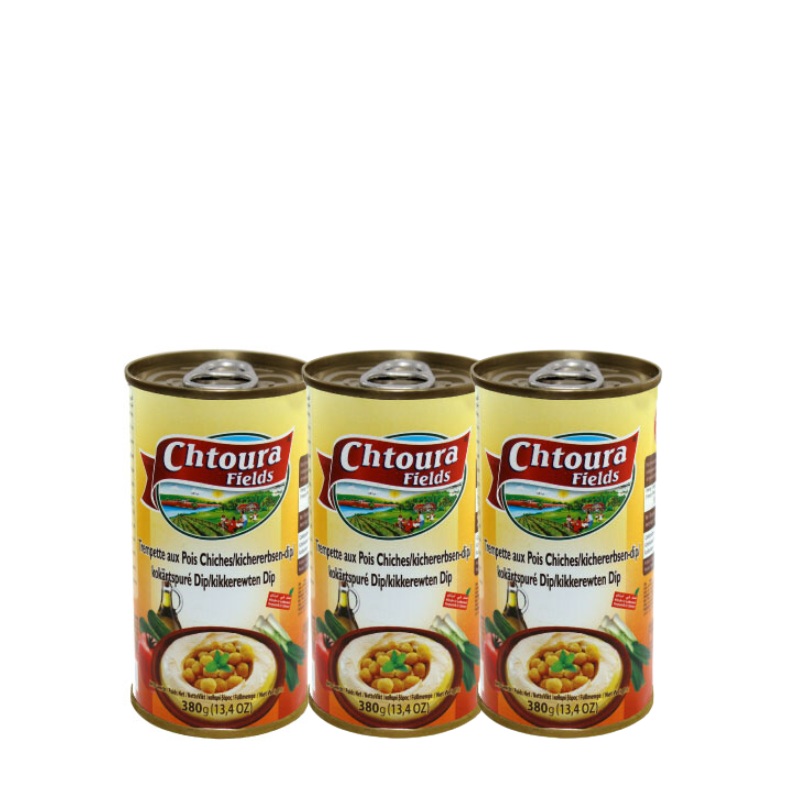 Chtoura Fields Chickpeas Tahini Dip 380g*3 | Chtoura Fields In Lebanon