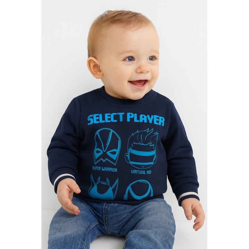 S.Oliver Baby Boy’s Navy Long-Sleeve Sweatshirt |S.Oliver in Lebanon