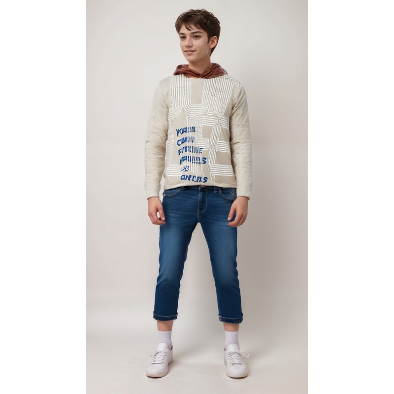 S.Oliver Boy’s Beige Long-Sleeve Hoodie |S.Oliver in Lebanon