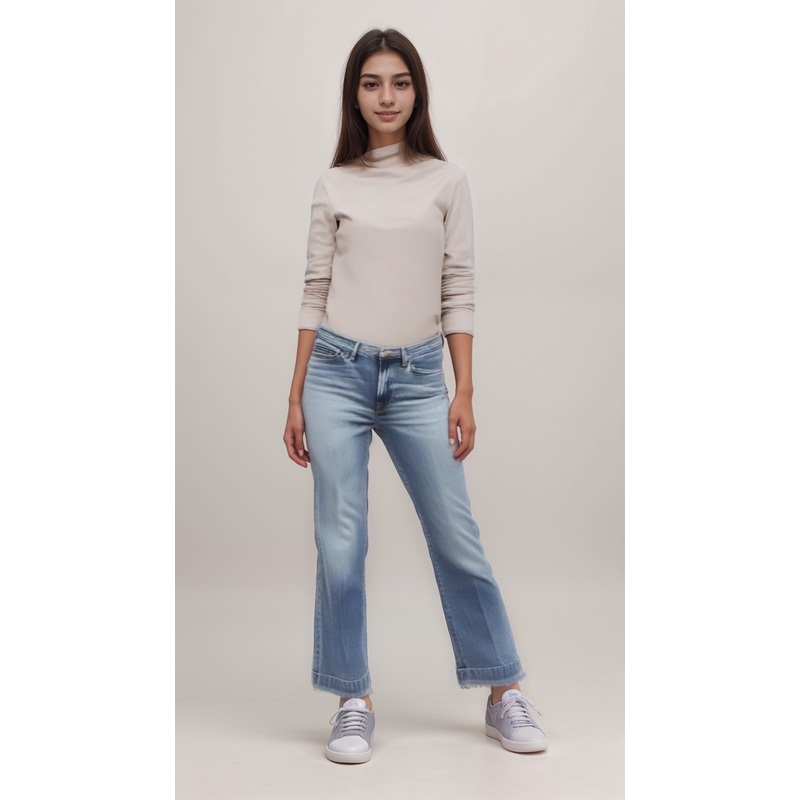 S.Oliver Girl’s Beige Turtle Neck  Blouse |S.Oliver in Lebanon