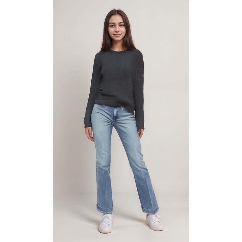S.Oliver Girl’s Black Long-Sleeve Wool Blouse | S.Oliver In Lebanon