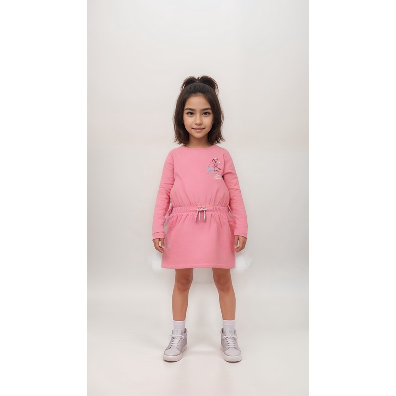 S.Oliver Girl’s Pink Long-Sleeve Dress |S.Oliver in Lebanon