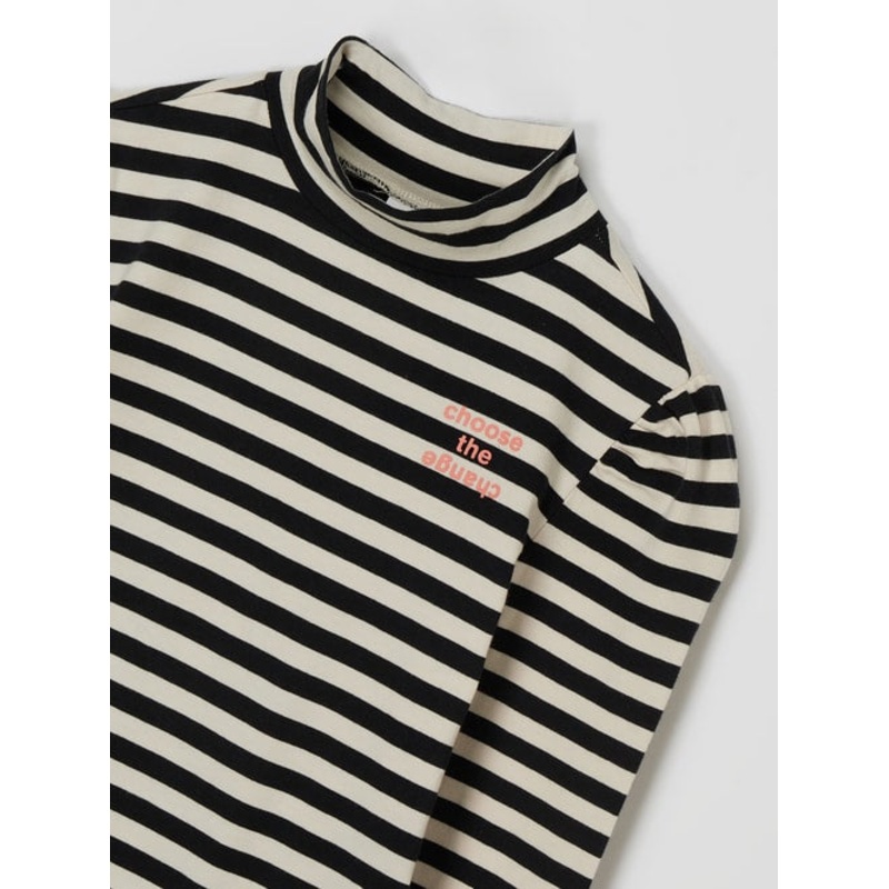 S.Oliver Girl’s White & Black Striped Long-Sleeve Blouse |S.Oliver in Lebanon