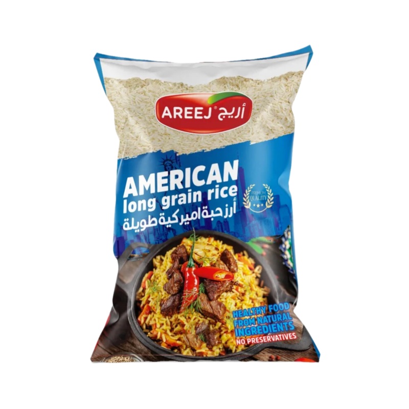 Areej American Long Grain Rice 900g| Areej In Lebanon