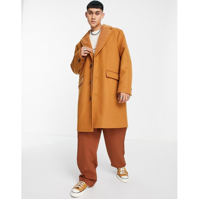 ASOS Design Men’s Camel Coat | ASOS Design In Lebanon