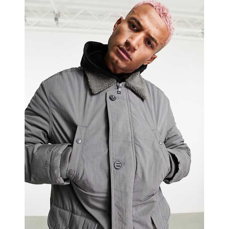 ASOS Design Men’s Grey Coat ANF2536