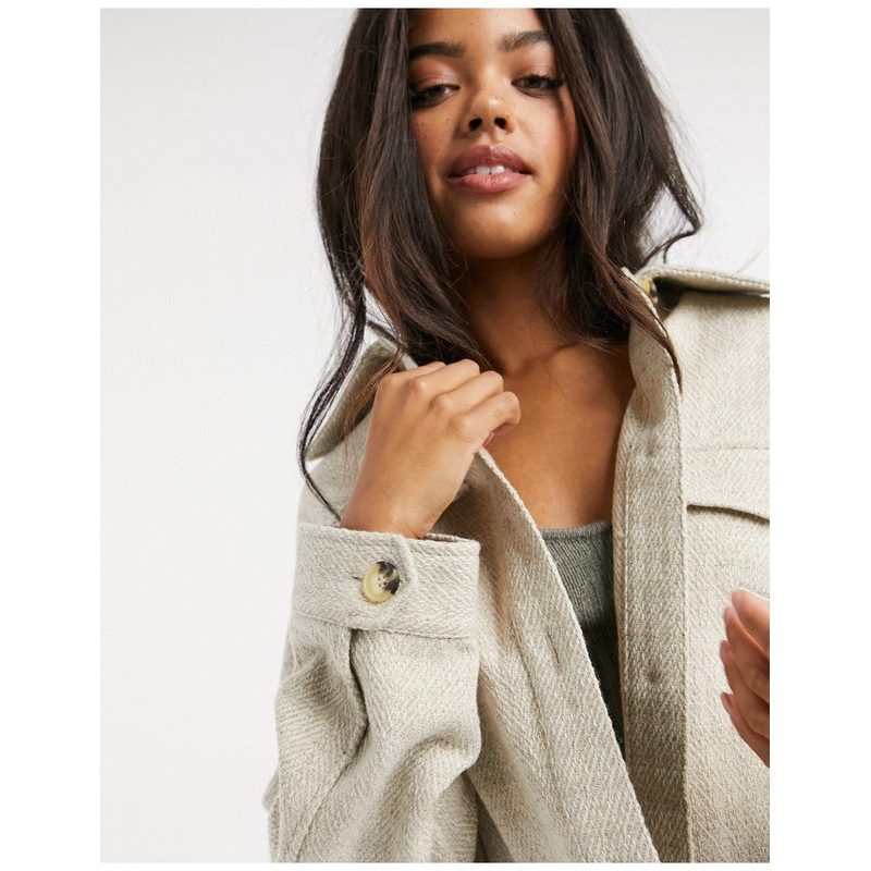 Asos Design Women’s Beige Jacket ANF3378