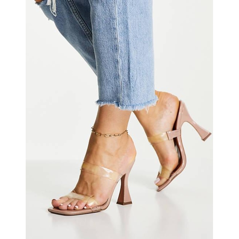 ASOS Design Women’s Beige Wide Fit Nasia Heel |ASOS Design In Lebanon
