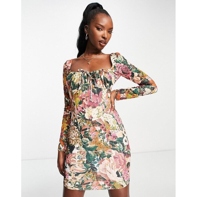 Asos Design Women’s Multicolor Dress ANF2662