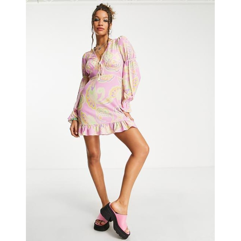 Asos Design Women’s Multicolor Dress ANF3077