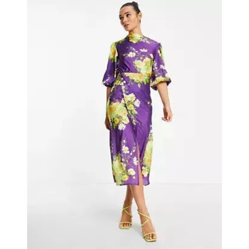 Asos Design Women’s Multicolor Dress ANF811