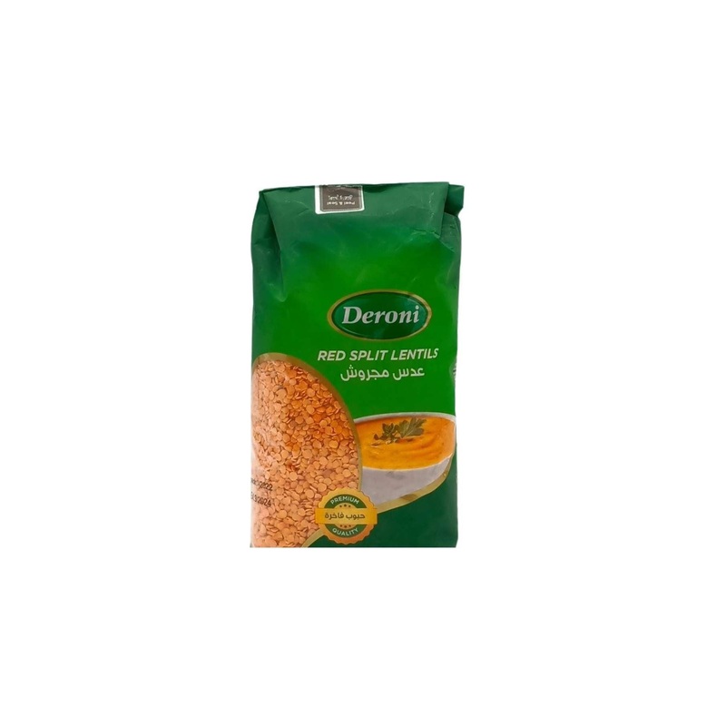 Deroni Red Split Lentils 900g | Deroni In Lebanon
