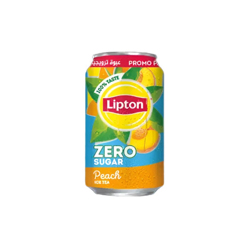 Lipton Peach Ice Tea Zero Sugar 320ml | Lipton In Lebanon