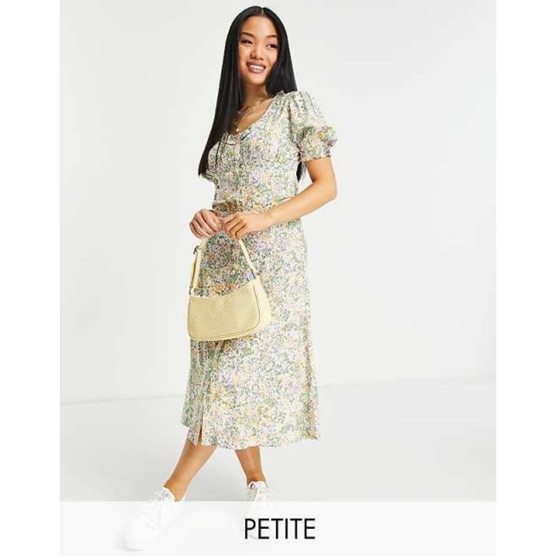 Miss Selfridge Women’s Multicolor Button Dress ANF3355