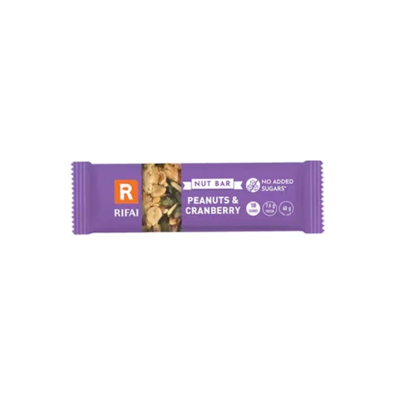 Rifai Nut Bar Peanuts & Cranberry 40g  | Rifai In Lebanon