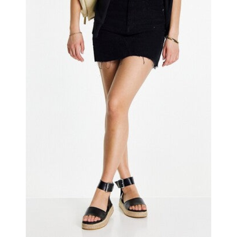 TopShop Women’s Black Paradise Espadrile Sandal |TopShop In Lebanon