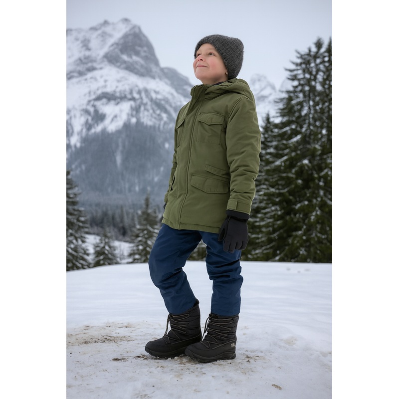 Jack Wolfskin Boy’s Black Polar Wolf Texapore K Boots |Jack Wolfskin in Lebanon