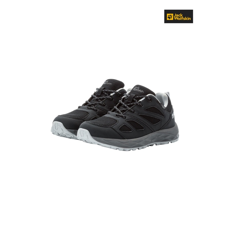 Jack Wolfskin Boy’s Black Woodland 2 Texapore Low K Sneakers |Jack Wolfskin in Lebanon