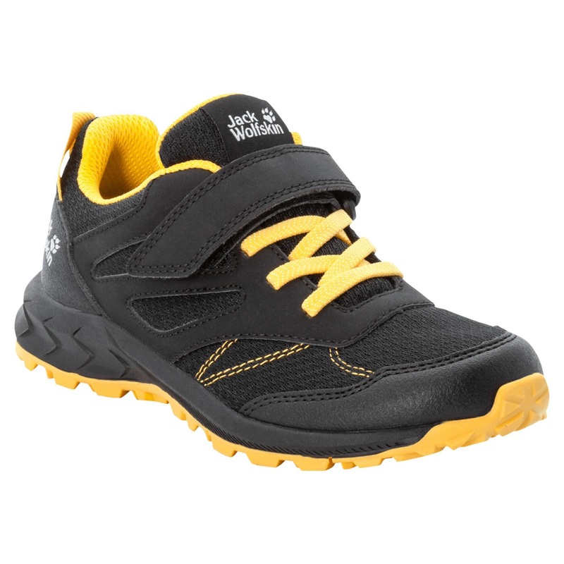 Jack Wolfskin Boy’s Black Woodland Low VC K Sneakers |Jack Wolfskin in Lebanon