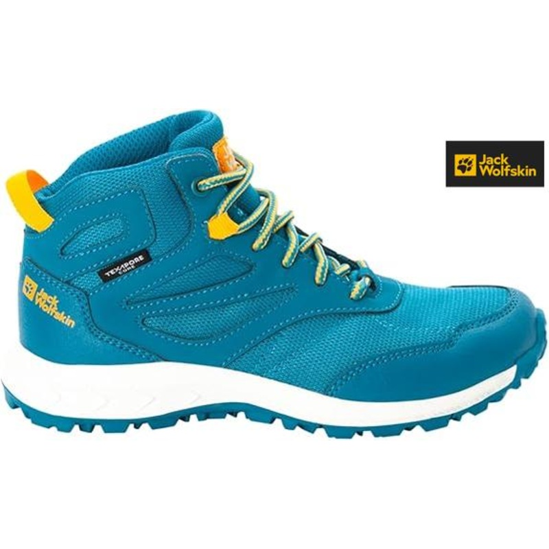 Jack Wolfskin Boy’s Blue Woodland Texapore Mid K Sneakers |Jack Wolfskin in Lebanon