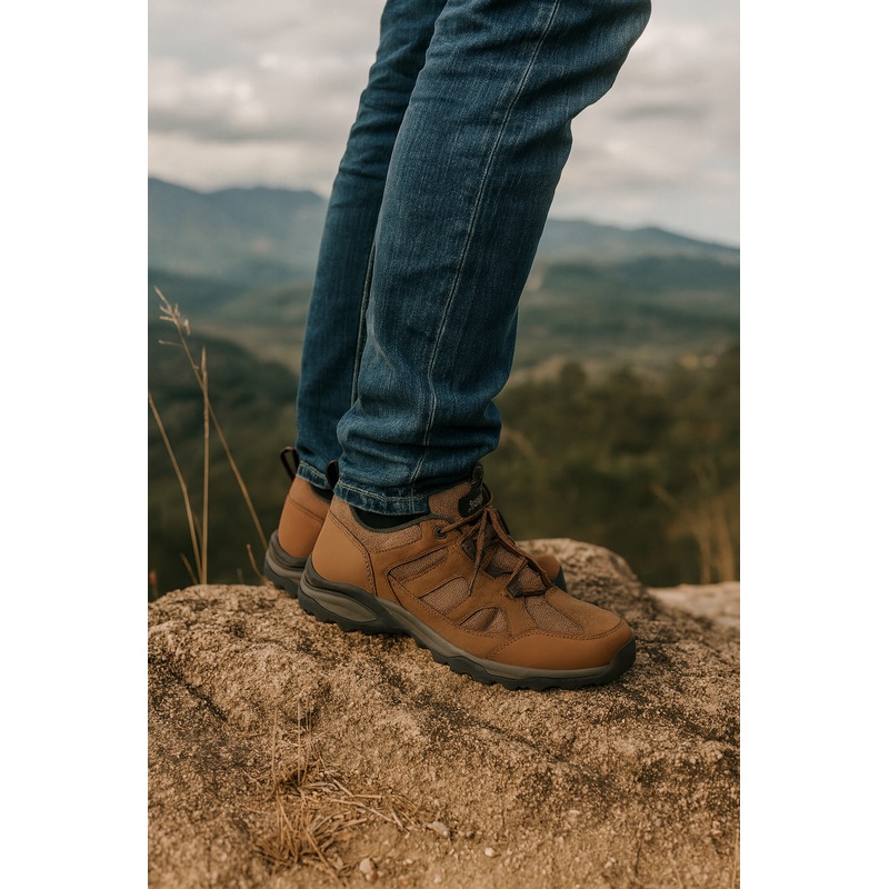 Jack Wolfskin Boy’s Brown Trail Hiker Texapore Low K Sneakers |Jack Wolfskin in Lebanon