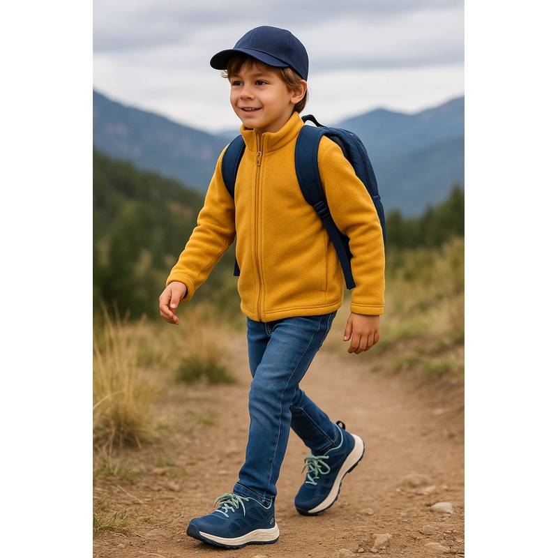 Jack Wolfskin Boy’s Navy 2 Woodland Texapore Low K Sneakers |Jack Wolfskin in Lebanon