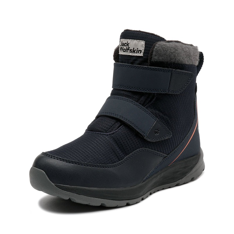 Jack Wolfskin Boy’s Navy Polar Bear Texapore Mid VC K Boots |Jack Wolfskin in Lebanon