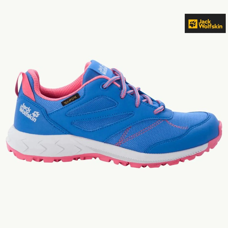 Jack Wolfskin Girl’s Blue Woodland Texapore Low K Sneakers |Jack Wolfskin in Lebanon