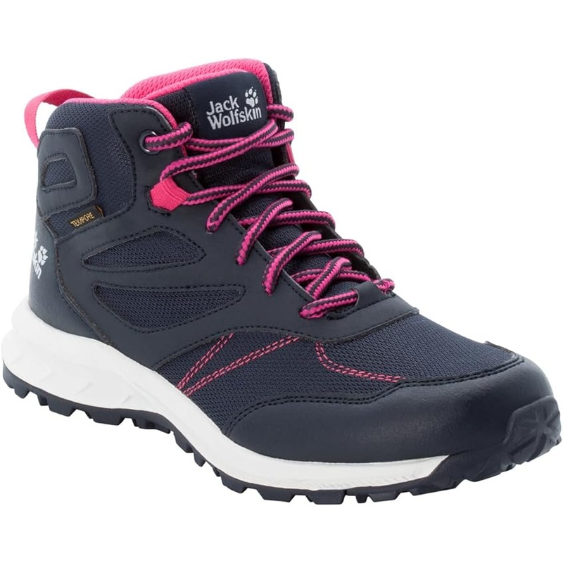 Jack Wolfskin Girl’s Navy Woodland Texapore Mid K Sneakers |Jack Wolfskin in Lebanon