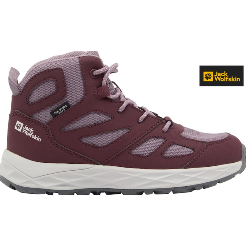 Jack Wolfskin Girl’s Purple 2 Woodland Texapore Mid K Sneakers |Jack Wolfskin in Lebanon