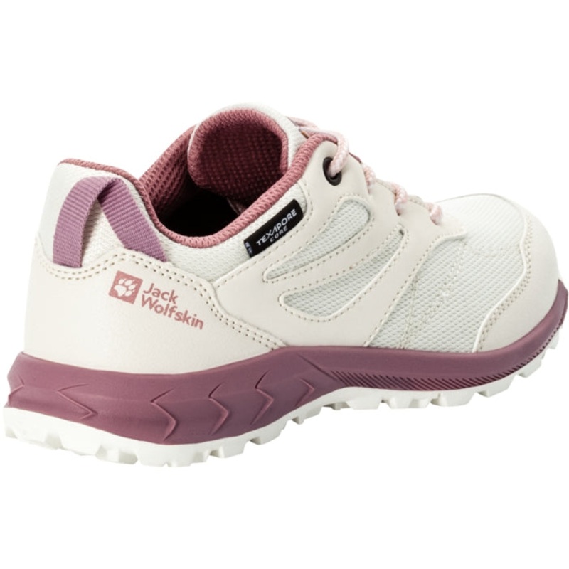 Jack Wolfskin Girl’s White Woodland Texapore Low K Sneakers |Jack Wolfskin in Lebanon
