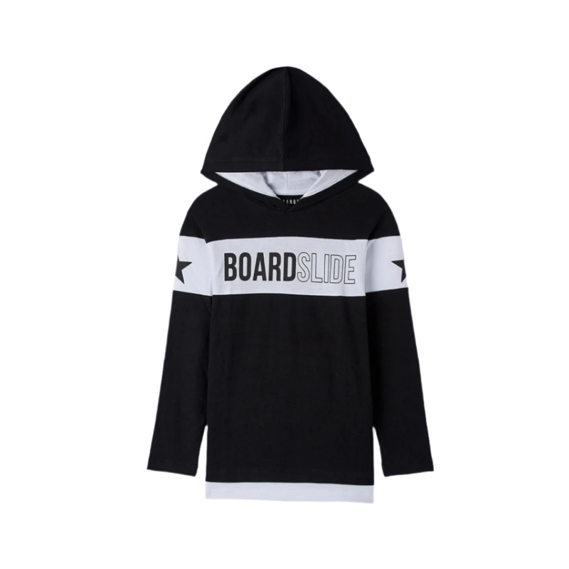 Terranova Boy’s Black Long-Sleeve Hoodie |Terranova in Lebanon
