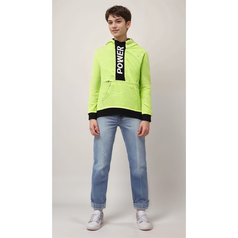 Terranova Boy’s Green Long-Sleeve Hoodie |Terranova in Lebanon