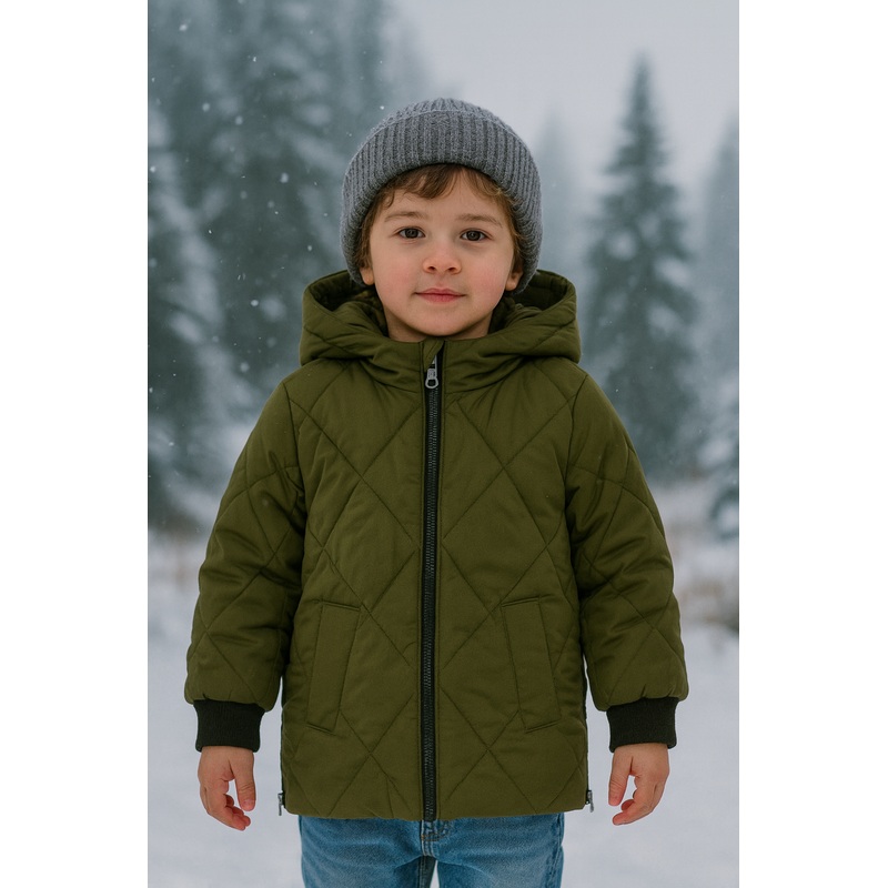 Terranova Boy’s Puffer Olive Green Jacket  | Terranova In Lebanon