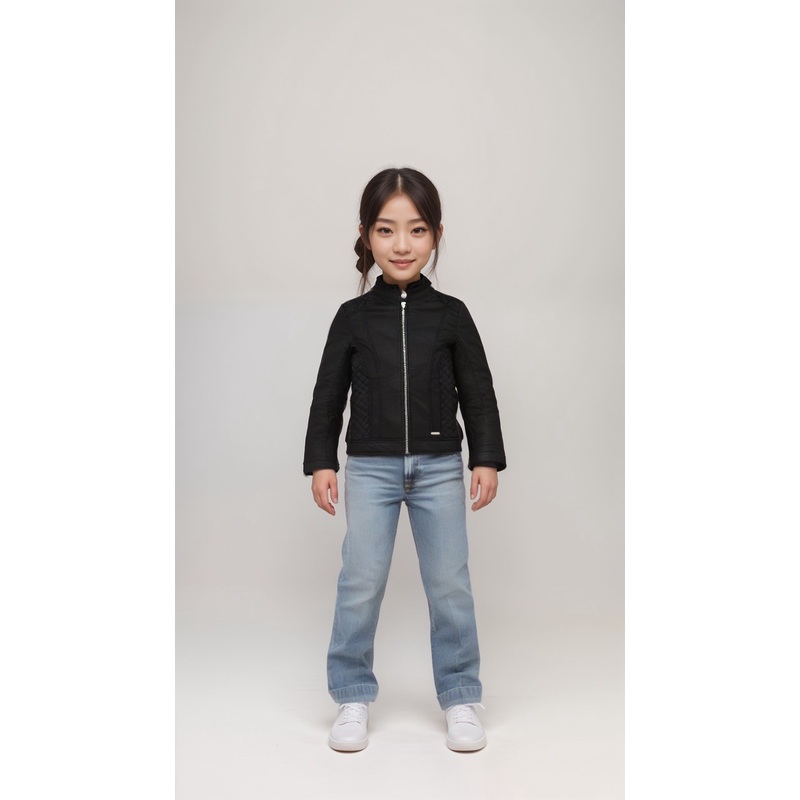 Terranova Girl’s Black Leather Jacket  |Terranova In Lebanon