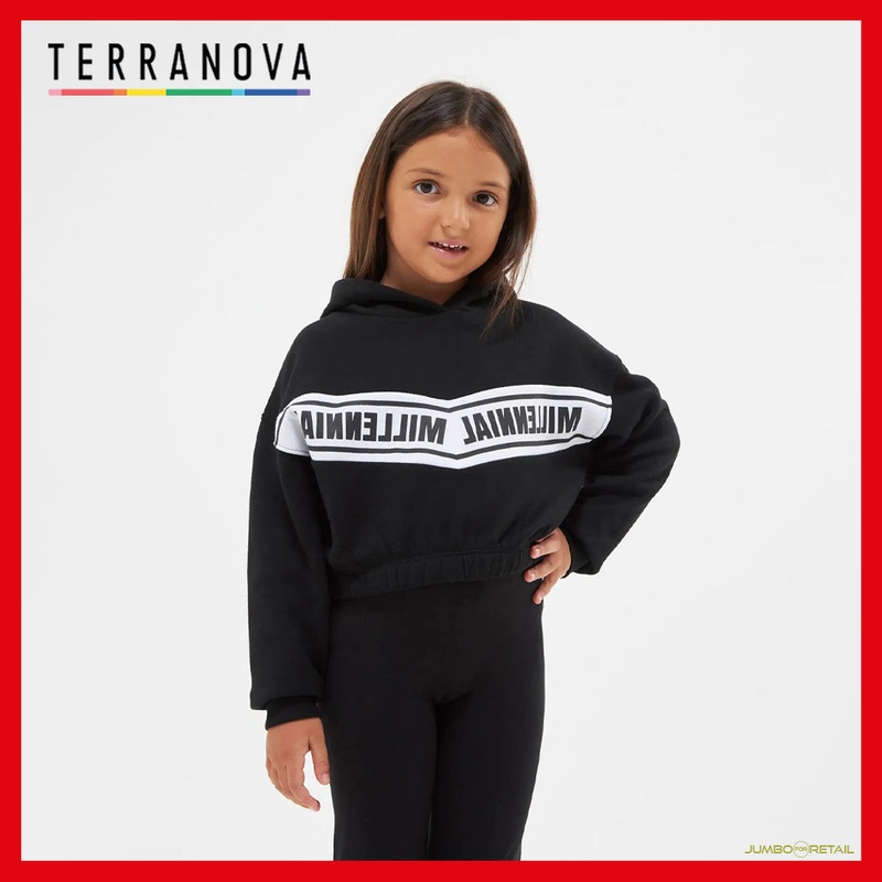 Terranova Girl’s Black Long-Sleeve Hoodie |Terranova in Lebanon