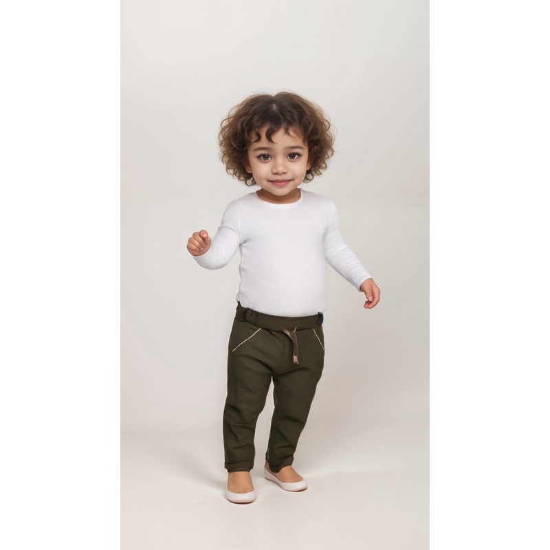 Terranova Girl’s Girl’s Olive Green Wide Leg Pants | Terranova In Lebanon