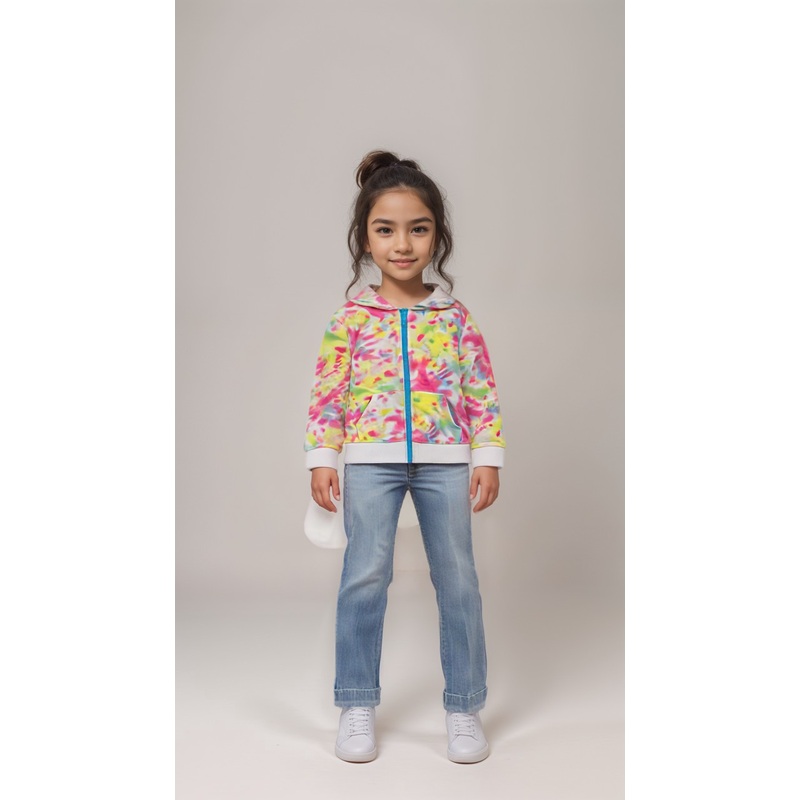 Terranova Girl’s Multicolor Zippered Jacket |Terranova In Lebanon