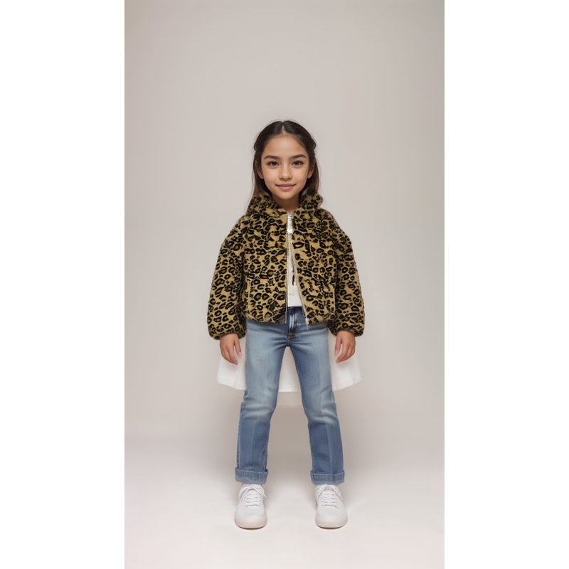 Terranova Girl’s Tiger Fur Jacket |Terranova  in Lebanon