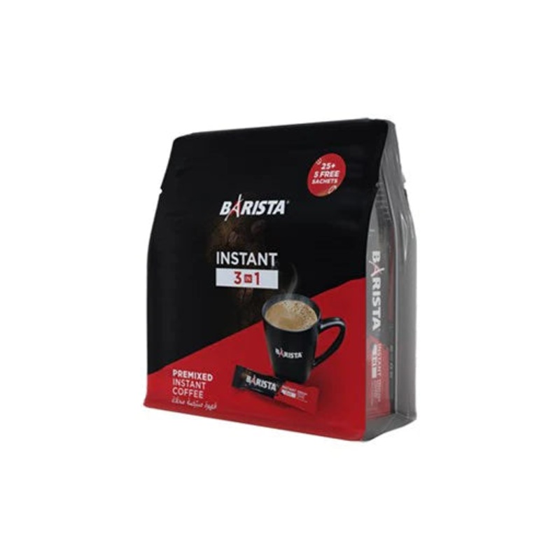 Barista Instant 3 in 1 Premixed Instant Coffee 20g (25+5 Sachets) | Barista In Lebanon