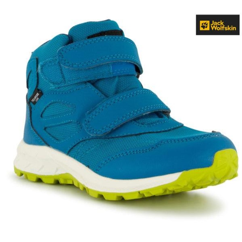 Jack Wolfskin Boy’s Blue Woodland Texapore Mid VC K Boots |Jack Wolfskin in Lebanon