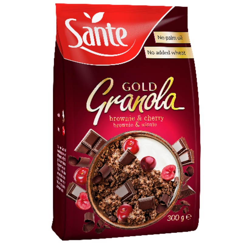 Sante Gold Granola Brownie & Cherry 300g  | Sante In Lebanon